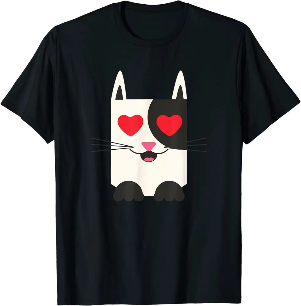 

Кошачья рубашка на День святого Валентина, котенок, идея для подарка на День святого Валентина, футболка S-3Xl