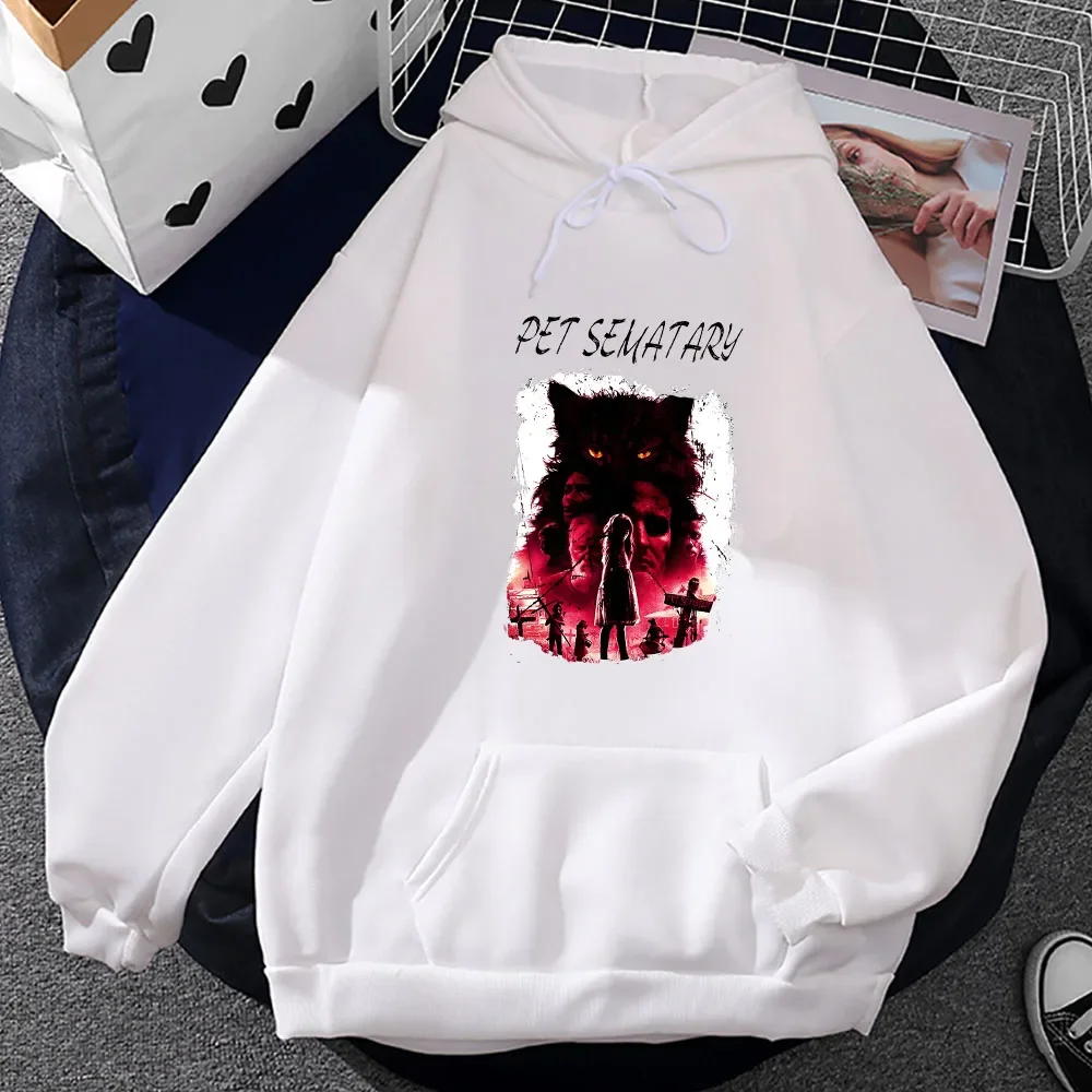 Фильм Pet Sematary Cat StephenKing Одежда с принтом Street Funko Pop Толстовки Мужские/женские