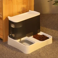 3 8l pet dog cat automatic feeder bowl for dogs drinking water 1l bottle kitten bowls cat food bowl feeding container supplies