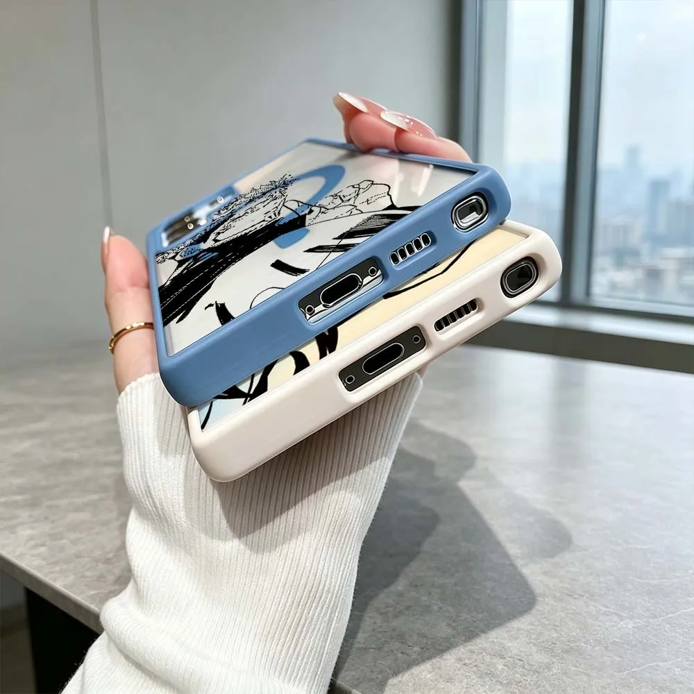 Чехол Sukuna Ryoumen Jujutsu с магнитным креплением Magsafe для Samsung Galaxy S26 S25 S24 S23 S22 Ultra Plus (art.: 3920dd2df0a75) - 3920dd2df0a75
