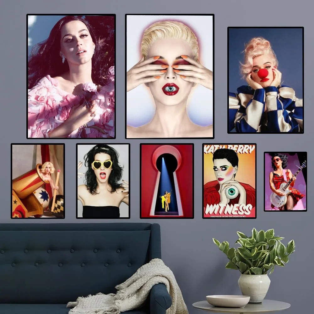 Классический современный стиль певица K-Katy P-Perry плакат Высококачественная