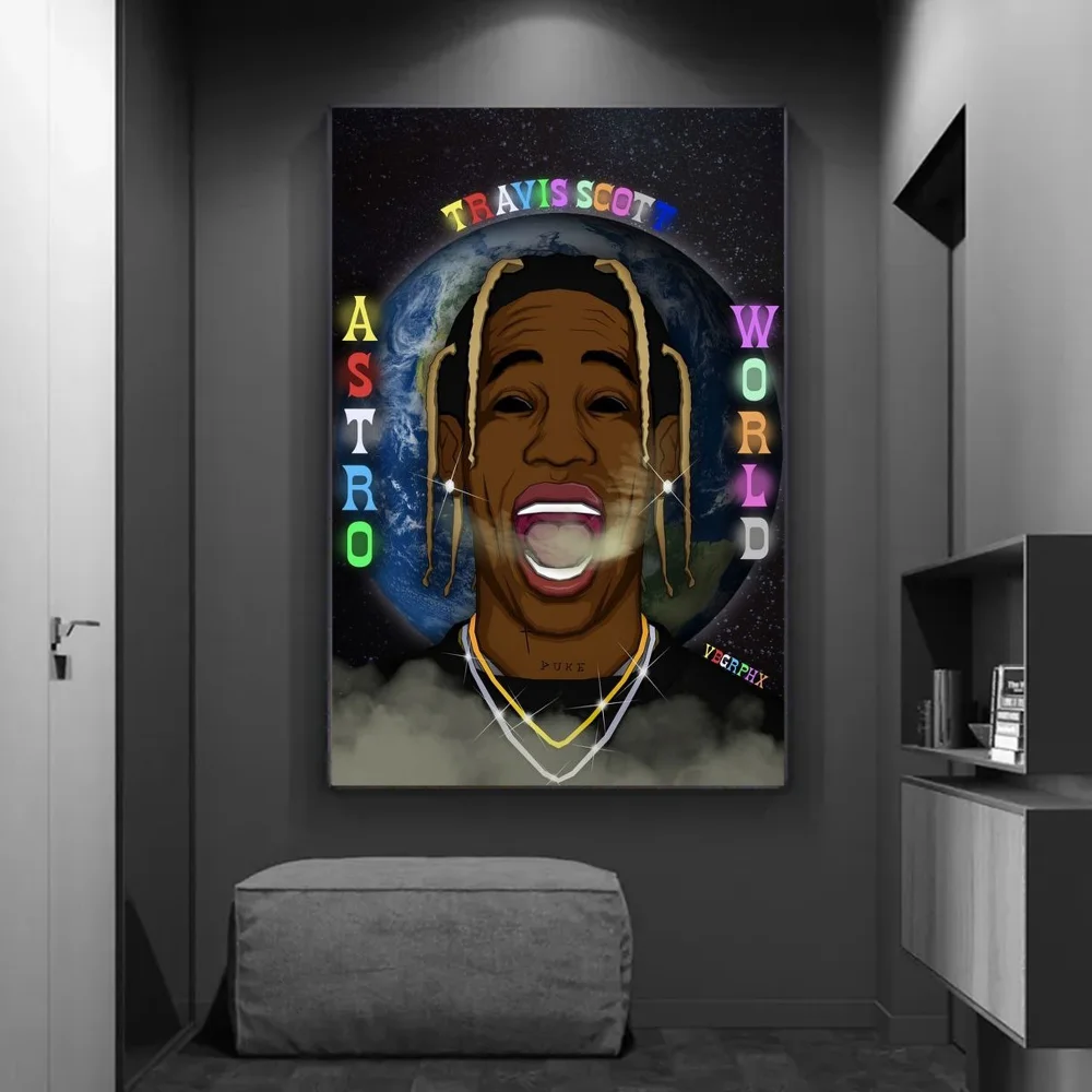 Классические Постеры С Фильмами Travis Scott Astroworld, Винтажные Декоративные Наклейки, Качественная Бумага HD (art.: 3920cc2d2fbac) - 3920cc2d2fbac