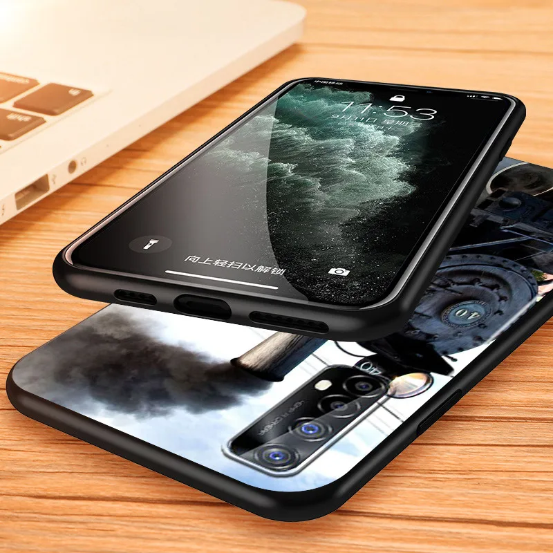 Поезд лес дым для Realme 9 9i 8 8i GT GT2 Neo Neo2 Master Pro C21 C20 C11 C20A C21Y Чехол телефона Coque |