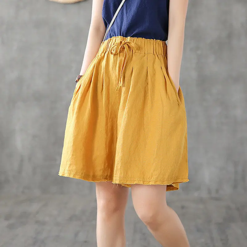 Женские широкие брюки с высокой талией