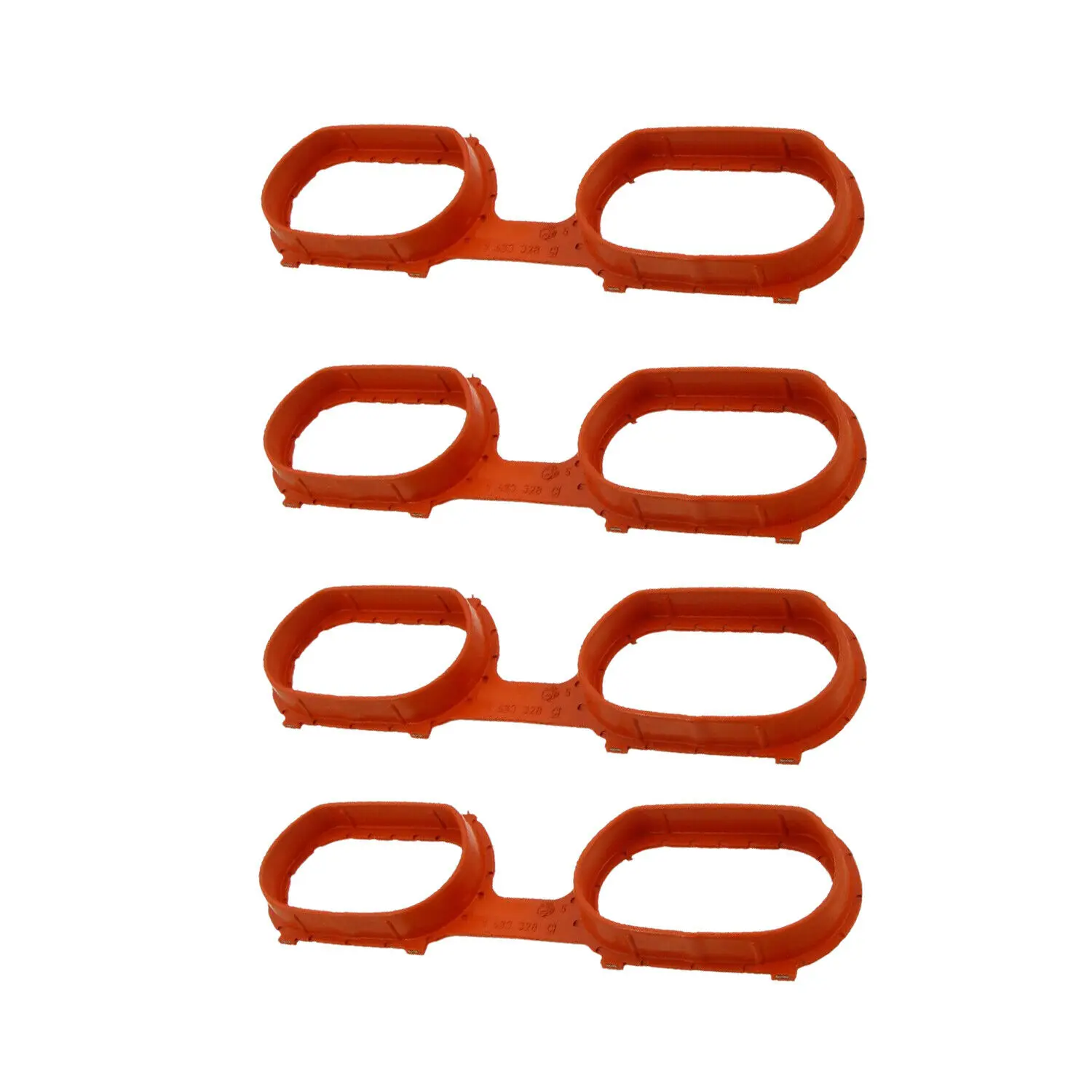 

4pcs Intake Engine Manifold Cover Gasket For BMW E34 530i 540i 740i 740iL 840Ci X5 Z8 1993-2001 2002 2003 11611433328