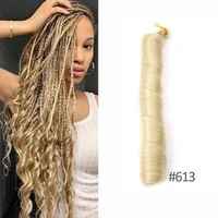 amir synthetic loose wave crochet hair french curls crochet braids hair extensions pre stretched braiding hair for women hair