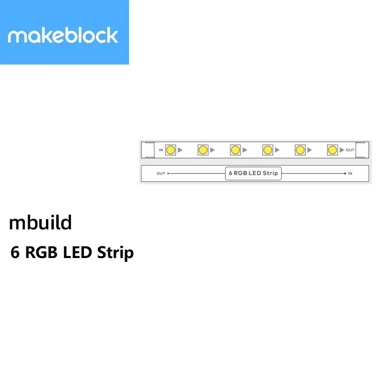 

Makeblock mBuild светодиодный ные датчики-светодиодный RGB светодиодное кольцо, 6 RGB светодиодный ная мини-лента