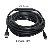 8m 5m long usb c cable usb 3 1 type c male to usb3 0 type a male data gl3523 repeater cable for tablet phone hard disk drive