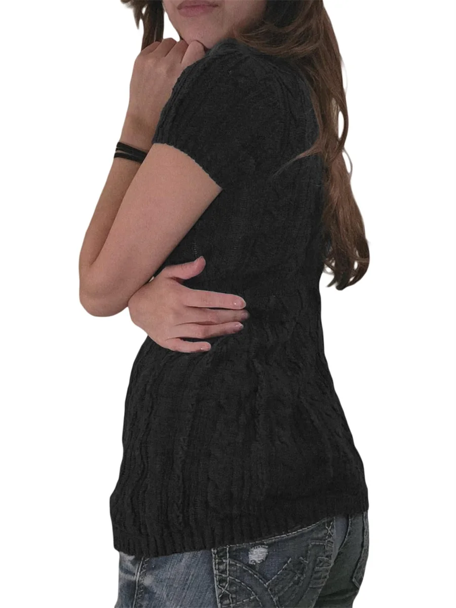 

Winkinlin Women s Sleeveless Knit Tunic Dress with V-Neckline - Stylish Summer Casual Tank Top for Streetwear Fashion