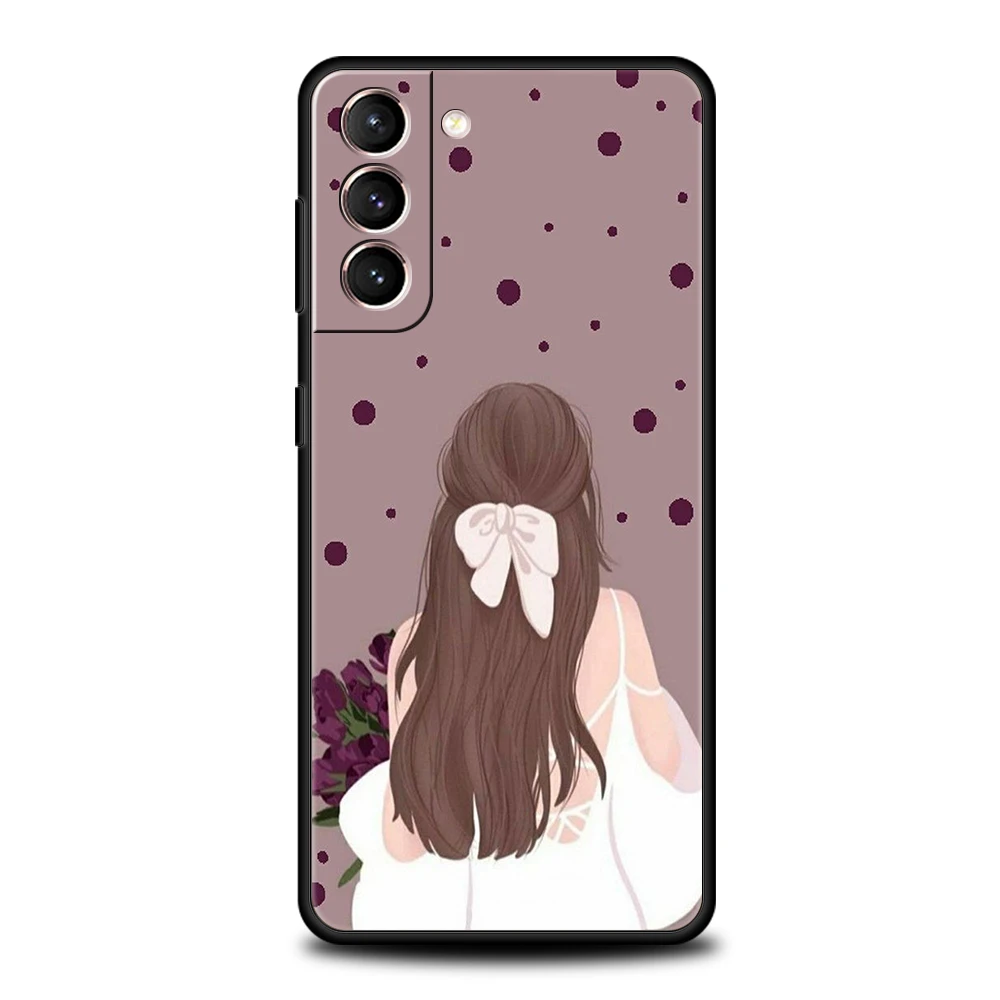 Cartoon Scenery Girl Phone Case For Honor 10i 20i 50 Cover Bag For Honor 10 9X 9 8X 8A 8S 7A 5.7inch 7X Pro Lite Shockproof Bag