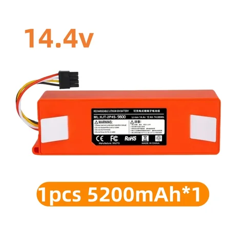 14.4VR роботизированный пылесос сменный аккумулятор для Xiaomi Roborock S55 S60 S65 S50 S51 S5 MAX S6 Запчасти