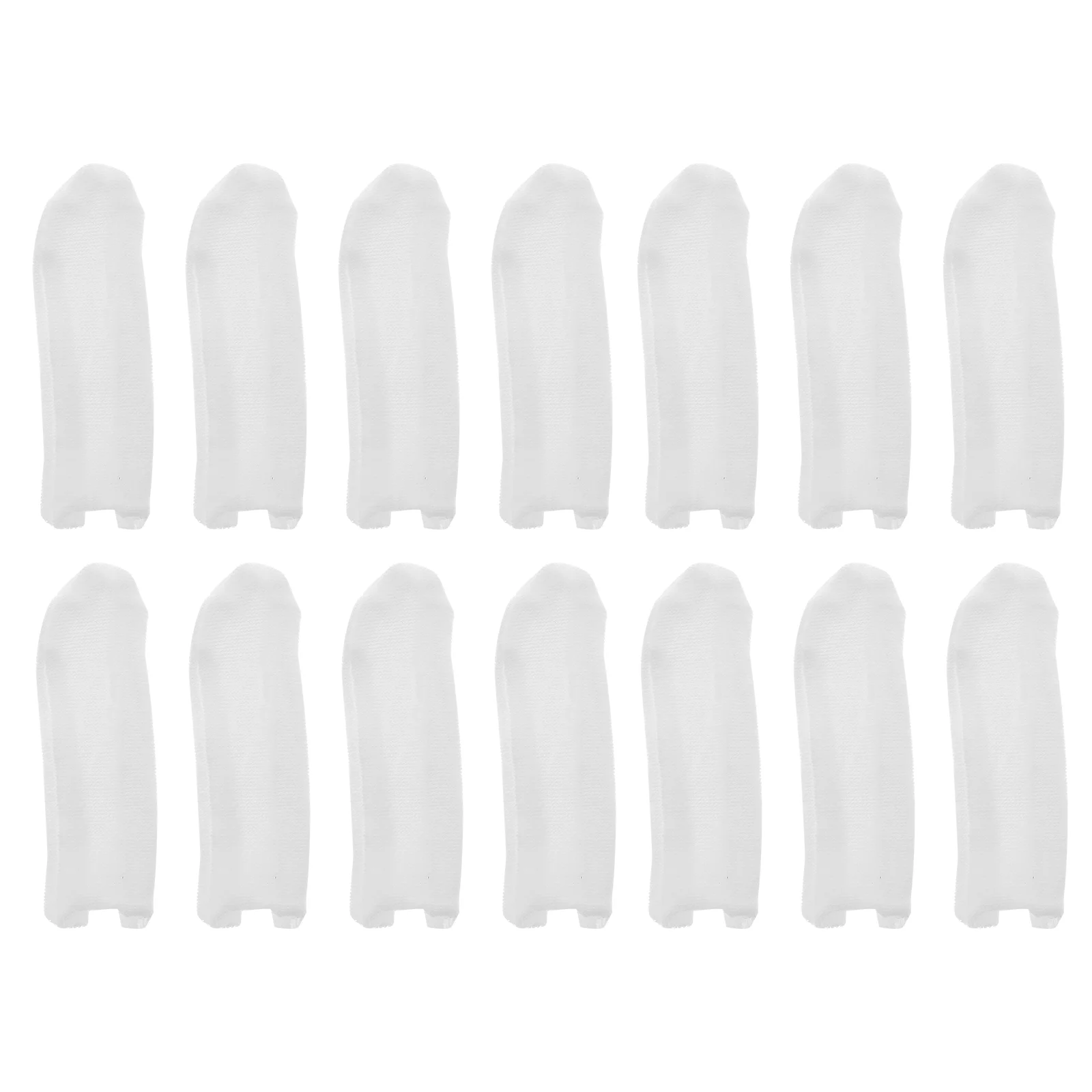 

Finger Cots Cotton Finger Guards Fabric Finger Fingertips Thumb Cots Finger Sleeves Protection Breathable for Men 15pcs ( White