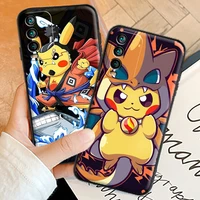 pokemon takara tomy phone cases for xiaomi redmi 9at 9 9t 9a 9c redmi note 9 9 pro 9s 9 pro 5g coque carcasa soft tpu