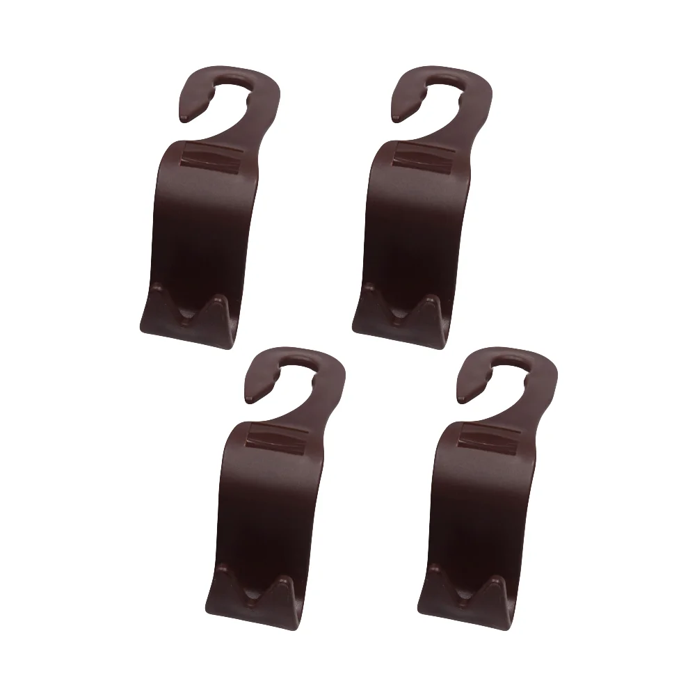 

4 Pcs Car Back Seat Hook Backseat Hangers Headrest Hooks Phone Holder Storage