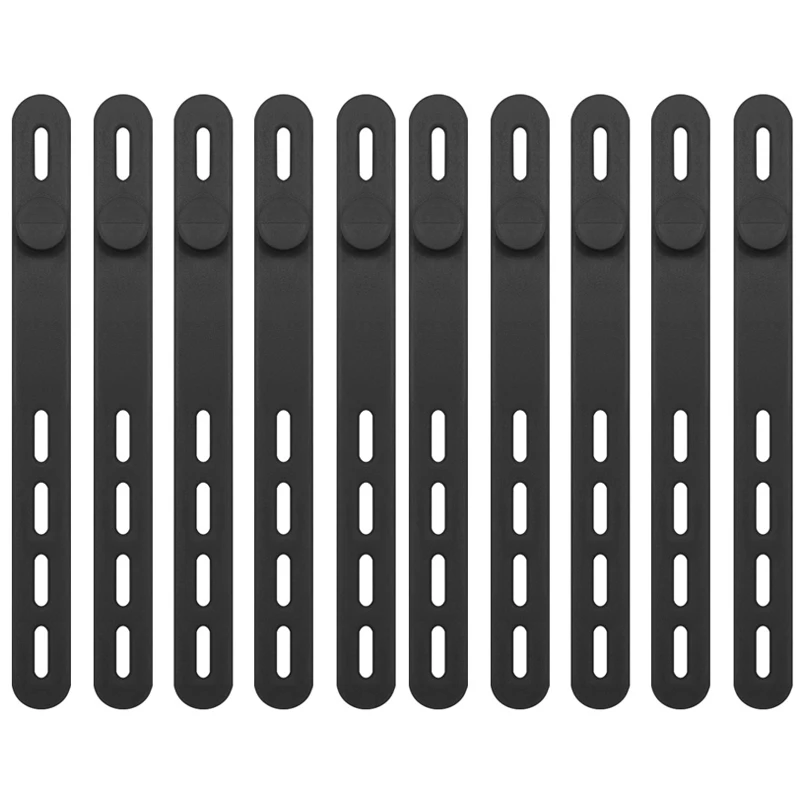 

Силиконовые Регулируемые Эластичные Органайзеры Для Кабелей, Многофункциональные, Для Организации Проводов