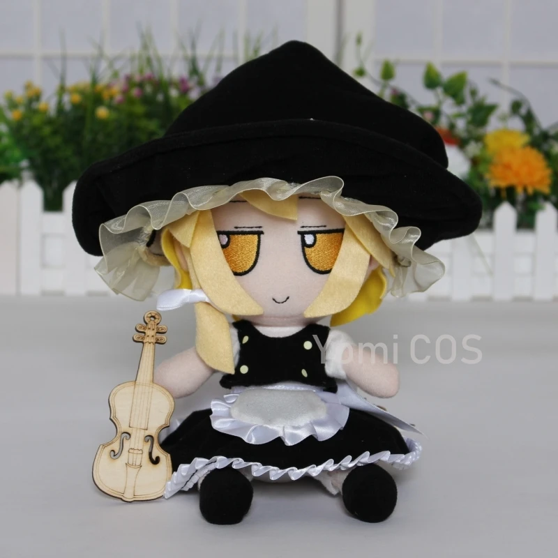 

Аниме проект TouHou, милая кукла для косплея Kirisame Marisa, плюшевая набивная подушка, сидячая игрушка для мальчиков и девочек, рождественские подар...