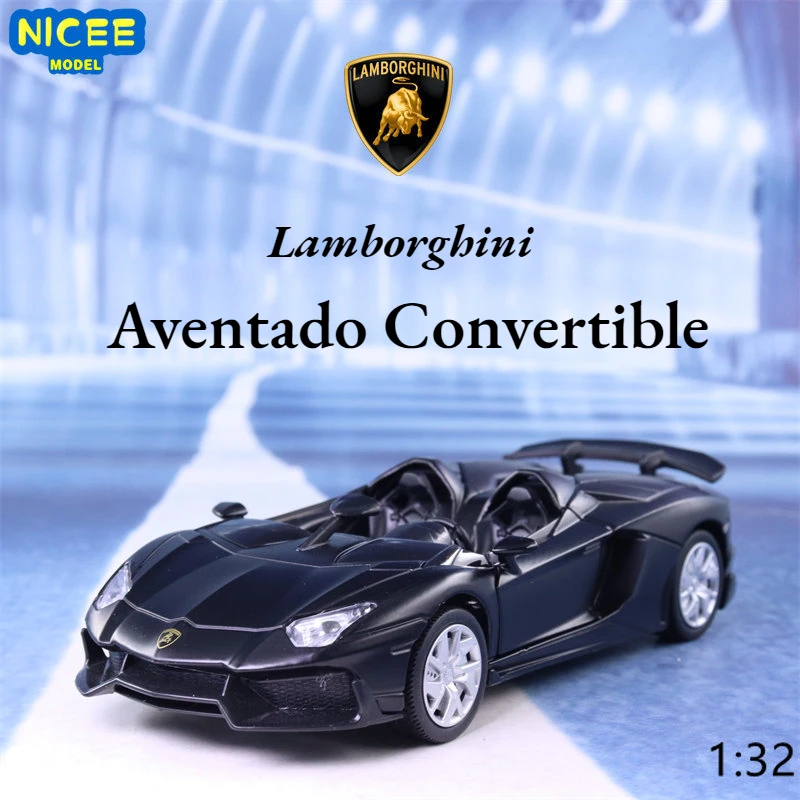 

Спортивная модель автомобиля Lamborghini в масштабе 1:32, имитация акустооптического сплава, металлическая Игрушечная машина, детская игрушка, подарок, коллекция A233