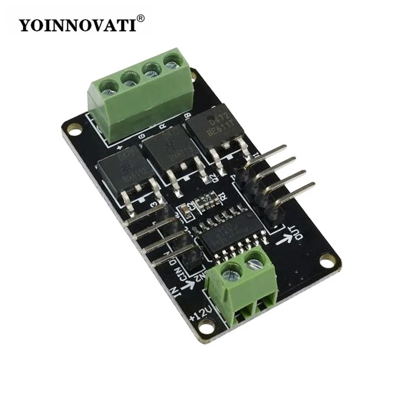 Фото Модуль драйвера светодиодной ленты V1.0 - контроллер RGB 12В/5В для систем Arduino, STM32, AVR MCU |   Полноцветное диммирование с регулировкой по ШИМ №1