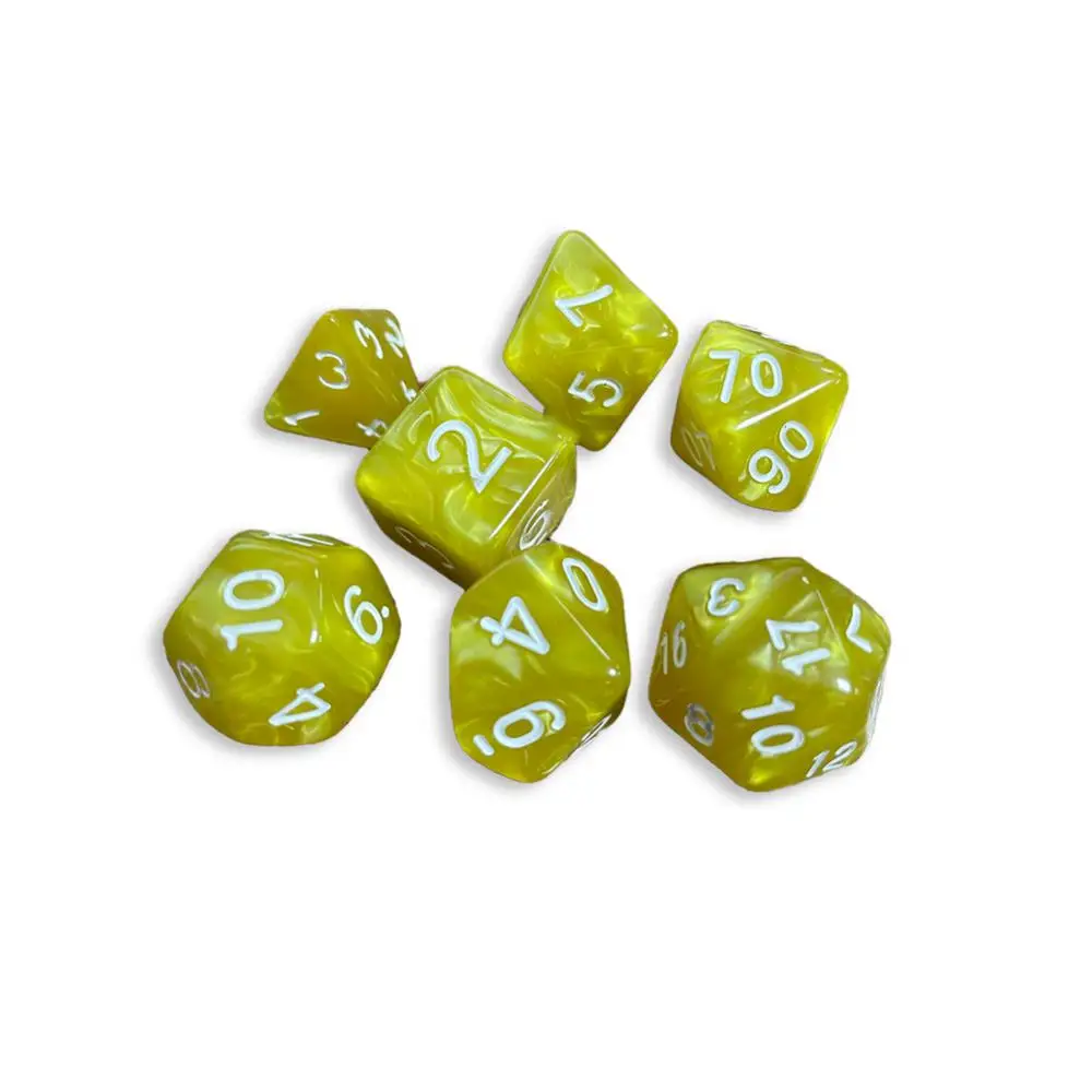 

Набор многогранных игральных костей d & d d4 d6 d8 d10 d % d12 d20
