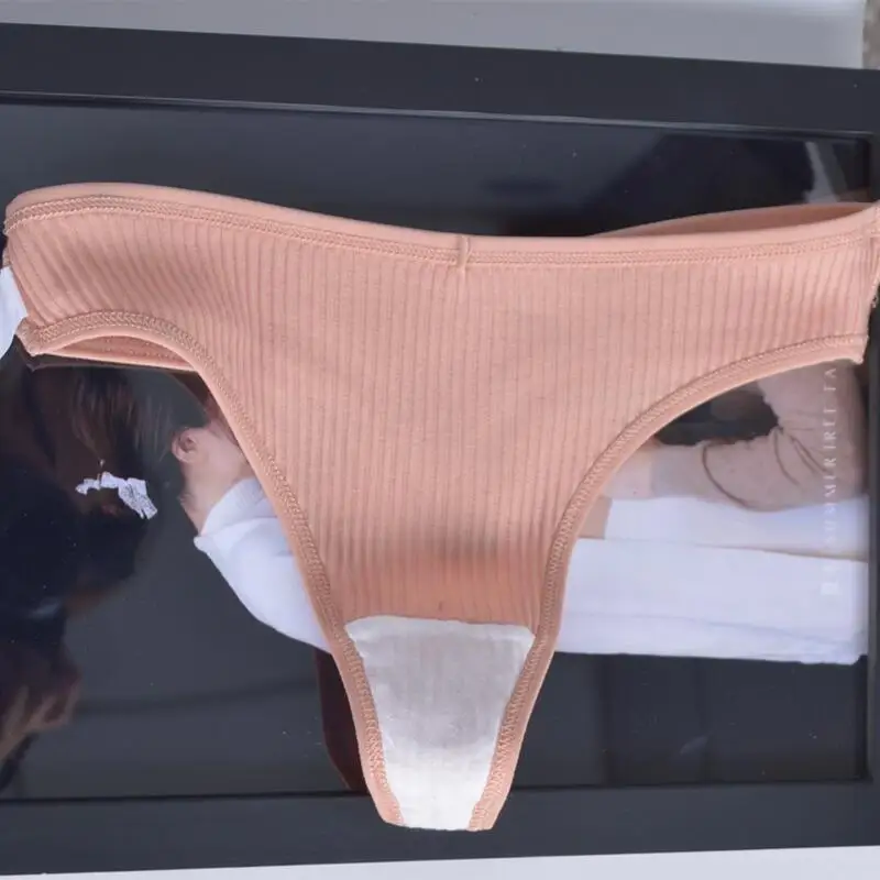 Женские стринги хлопковое удобное нижнее белье сексуальные трусики с низкой