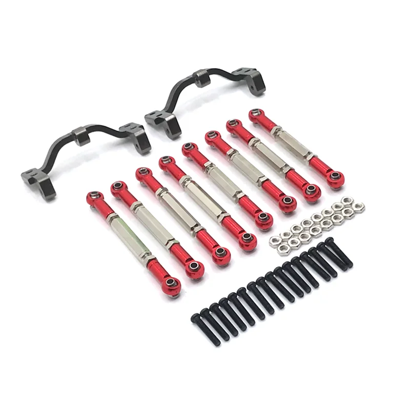 Обновленные металлические детали для радиоуправляемых автомобилей, регулируемый стержень WPL 1/16 B16 B14 B24 C14 C24