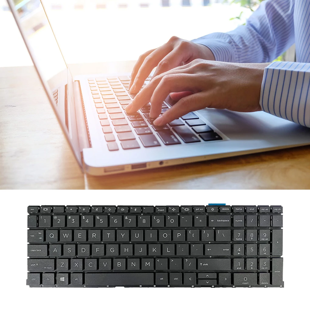 

Аппарат для ввода клавиатуры без рамки, аксессуары для официальной клавиатуры, черные оригинальные клавиатуры, замена для HP 450 G8