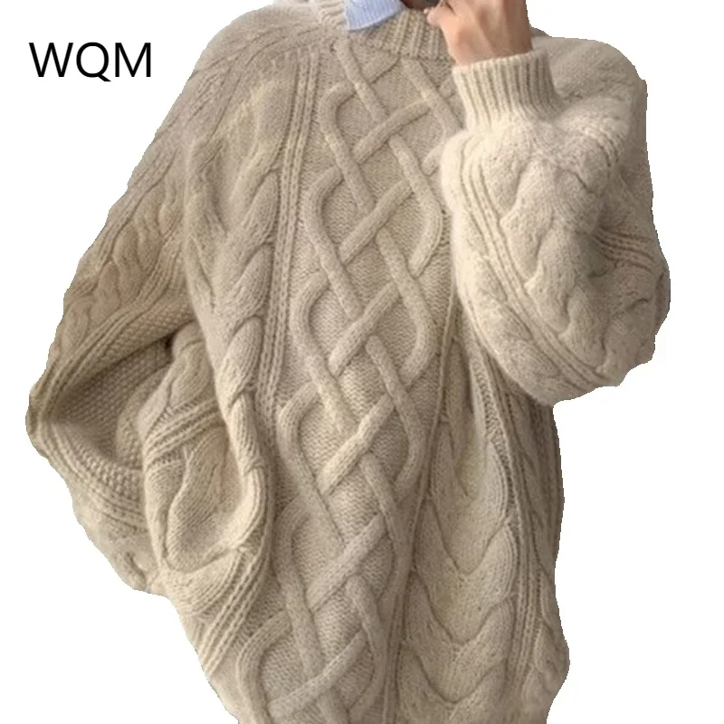 

Korean Sweater Fashion Oversized Solid Color Pullover Long Sleeve Top New Autumn Winter Clothes Women Casual Tops кофта женская