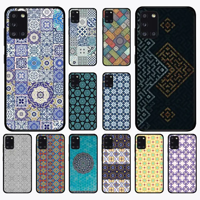 

Turkish Mosaic Phone Case for Samsung A 51 30s 71 21s 10 70 31 52 12 30 40 32 11 20e 20s 01 02s 72 cover