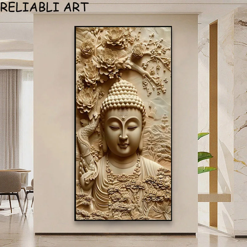 Постер буддистского монаха