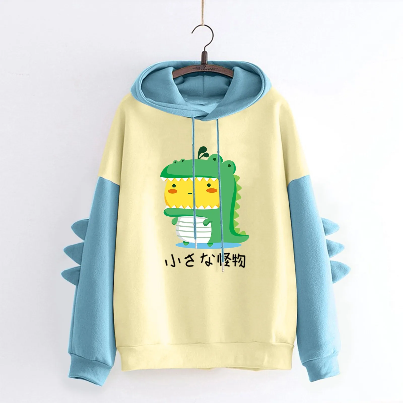 

Женский флисовый пуловер с капюшоном и длинным рукавом