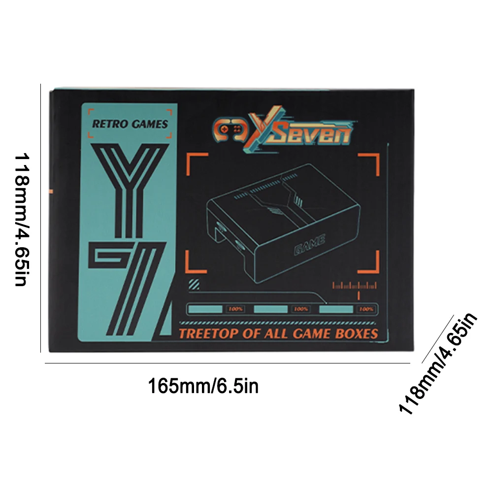 Беспроводная игровая ТВ-приставка 64G + 128G/256G 4K HD портативная консоль