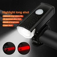cycling bike light front and rear bicycle light mtb rechargeable lamp taillight bicycle headlight flashlight lantern accessories