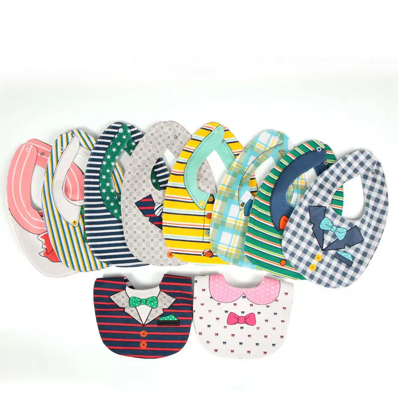 

Cotton Baby Bibs Cartoon Newborn Bib Infant Burp Cloths Bandana Scarf For Kid Girl Boy Feeding Saliva Towel