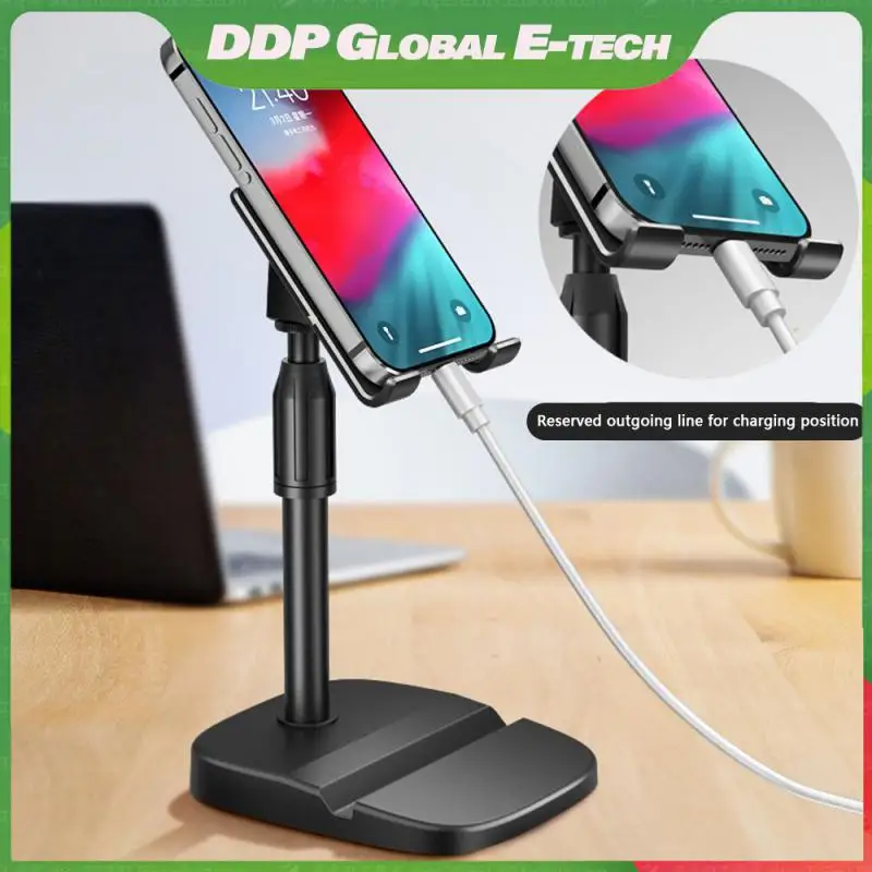 

Easy To Use Base Design Card Slot Mobile Phone Holder Mobile Tablet Live Streaming Artifact Adjustable Desktop Bracket