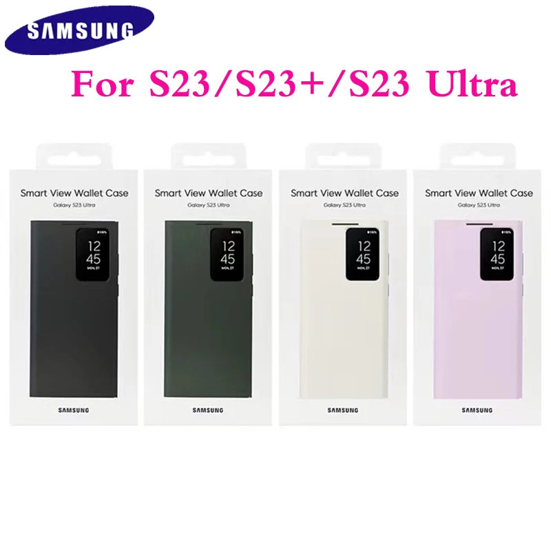 

Кожаный чехол-книжка для Samsung Galaxy S23 Ultra S23 Plus S23