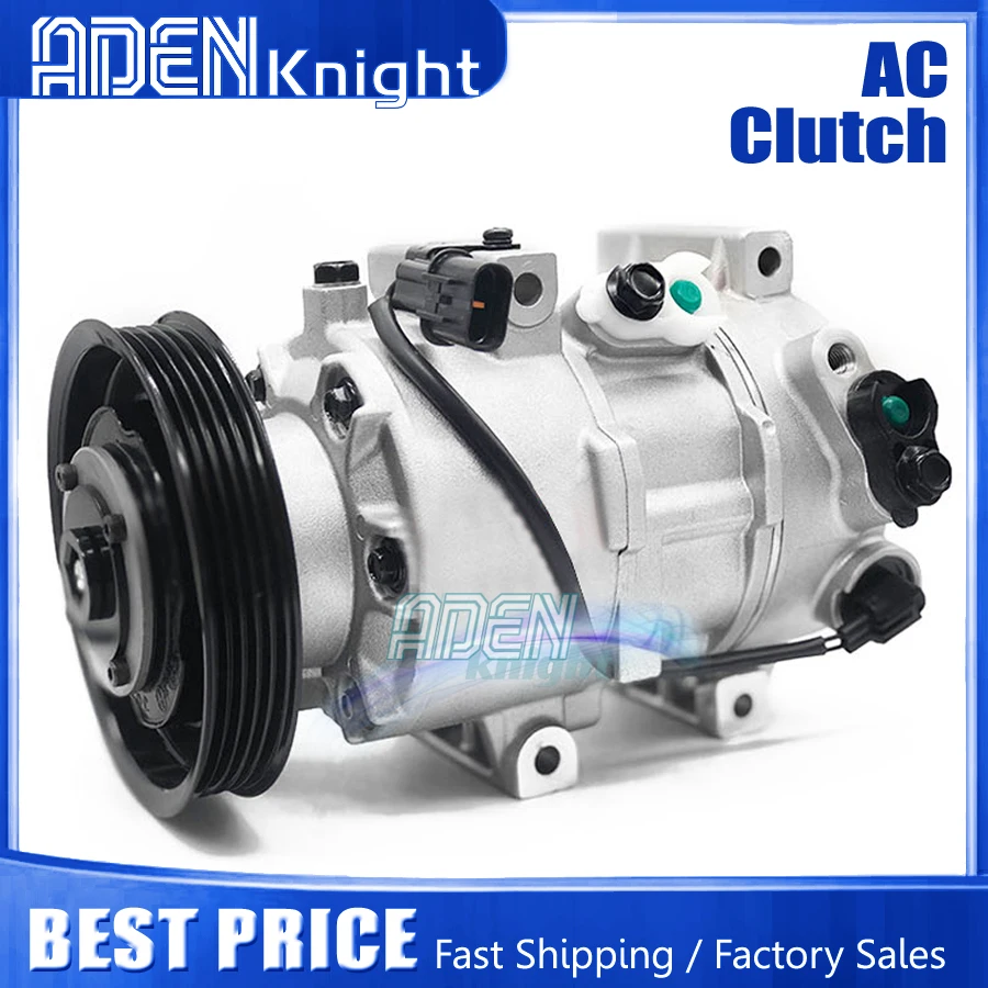 Компрессор переменного тока DVE12 для KIA RIO 2012-2016 97701-1R300 977011 R300 1E39E-02400 1E39E02400 1E39E-01800U