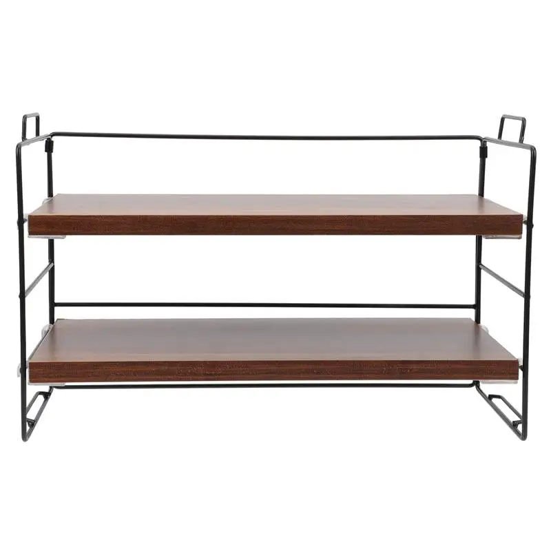 

Small Bookshelf Office Desktop Organizer Book Storage Shelf Iron-art Bookshelf