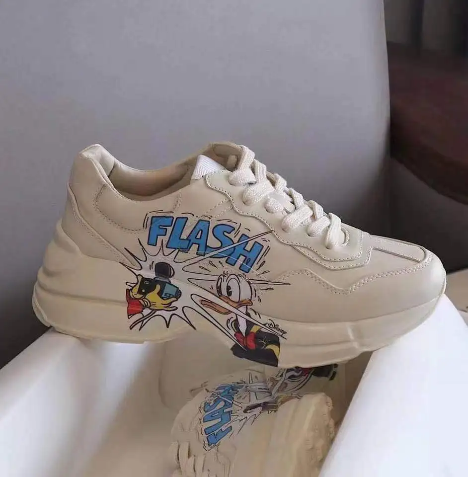 

Disney Spring and Autumn New Korean Cartoon baby girls boys Letters Trifle Bottom Lace Fashion All-match Sports Casual Shoes