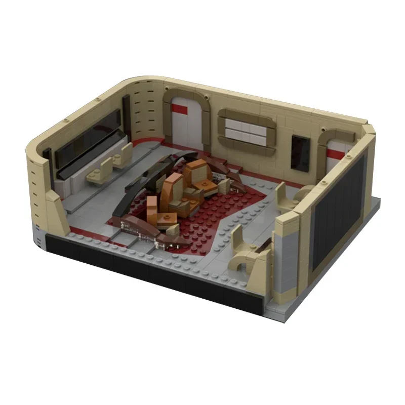 Звездная модель фильма Moc строительные кирпичи альянс конференц-зал технология