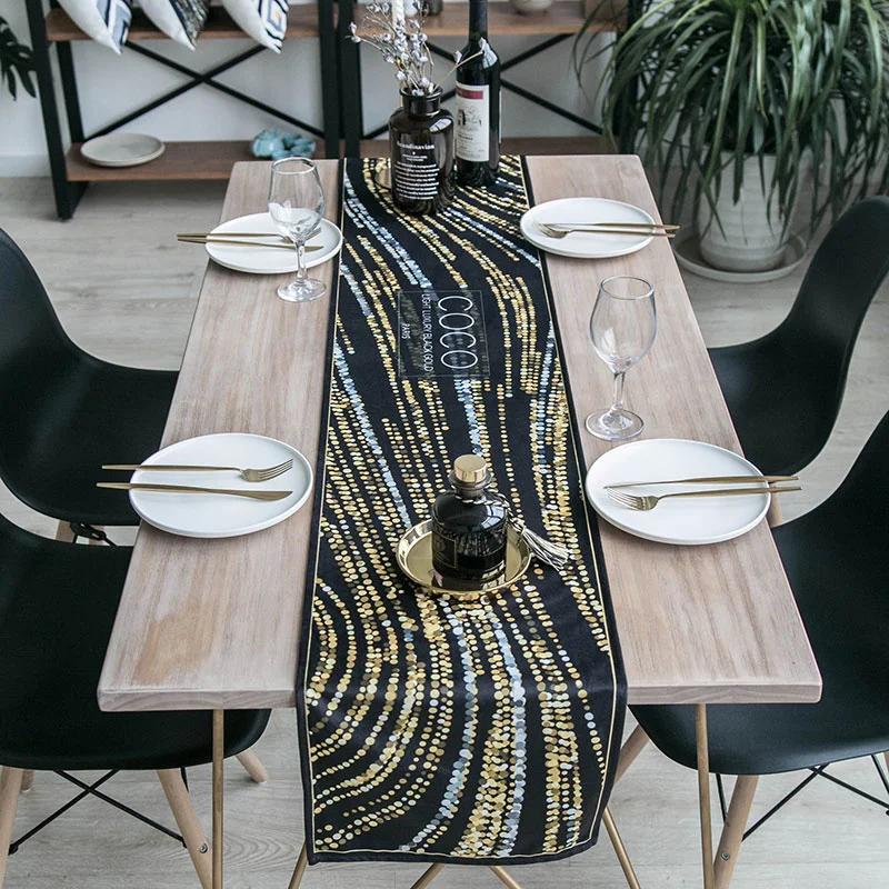 

Otaku pig Nordic style table flag ins modern simple light luxury tablecloth cloth art TV cabinet tea table shoe cabinet cover