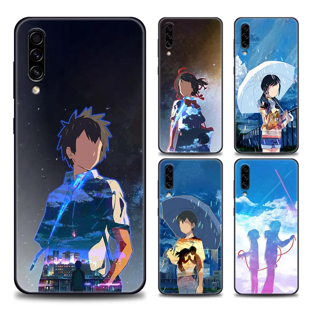 

Your Name Anime Cartoon Comic Phone Case For Samsung Galaxy A90 A80 A70 A70S A60 A50 A40 A30 A30S A20S A20E A10 A10E A9 A8 Cover