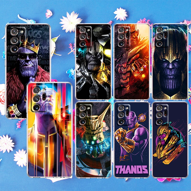 

Marvel Avengers Thanos For Samsung S21 Plus S20 FE A52 A12 5G A8 A7 A6 A5 j4 j5 j6 j7 j8 2018 2017 Transparent Phone Case