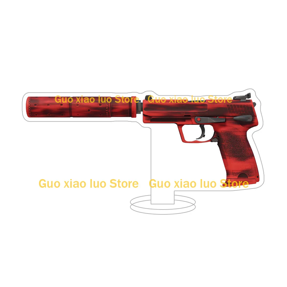 Фото Counter-Strike 2 Pistois USP S Skins Printstream Whiteout Kill Confirmed The Traitor Orion Акриловая подставка-брелок для стола №3