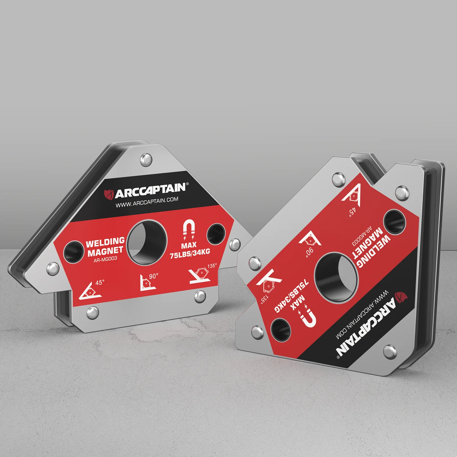 ARCCAPTAIN Сварочные магнитные сварочные держатели Угловая припойная стрелка Магнит