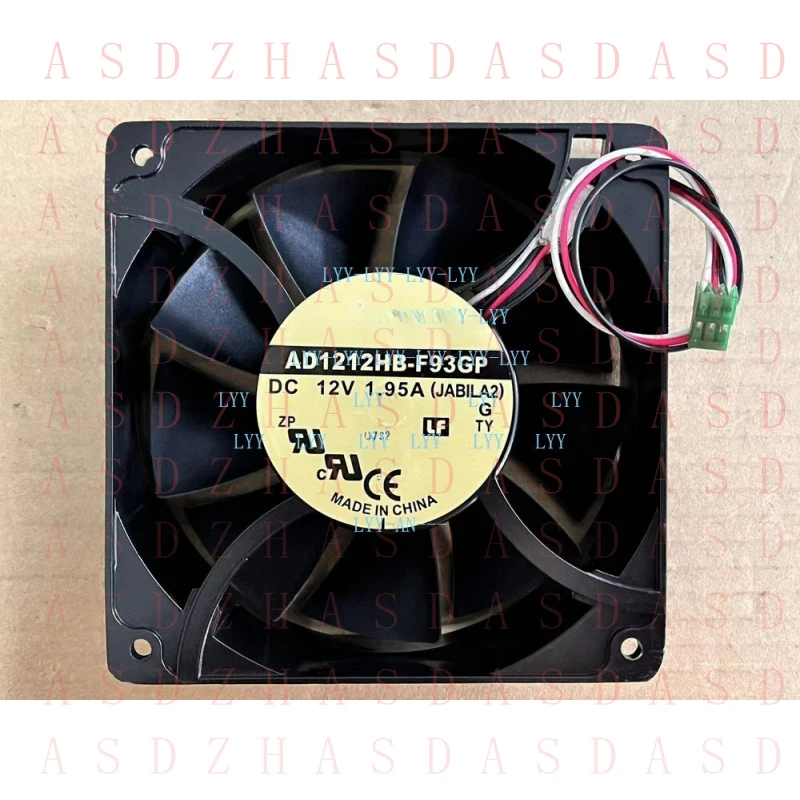 Фото Вентилятор для корпуса Z FOR JARO AD1212HB-F93GP 12038, 12В DC, 200CFM, для охлаждения ПК/процессора, 3-контактный №2