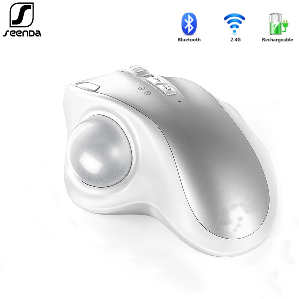 

Мышь SeenDa беспроводная эргономичная регулируемая, 2,4 ГГц и Bluetooth