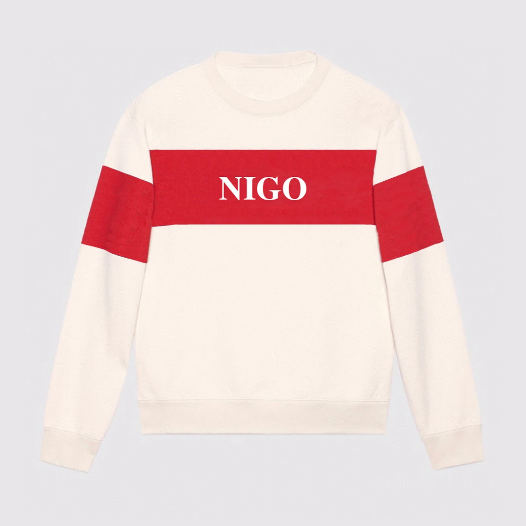 

Белый свитер с круглым вырезом NIGO # nigo16636