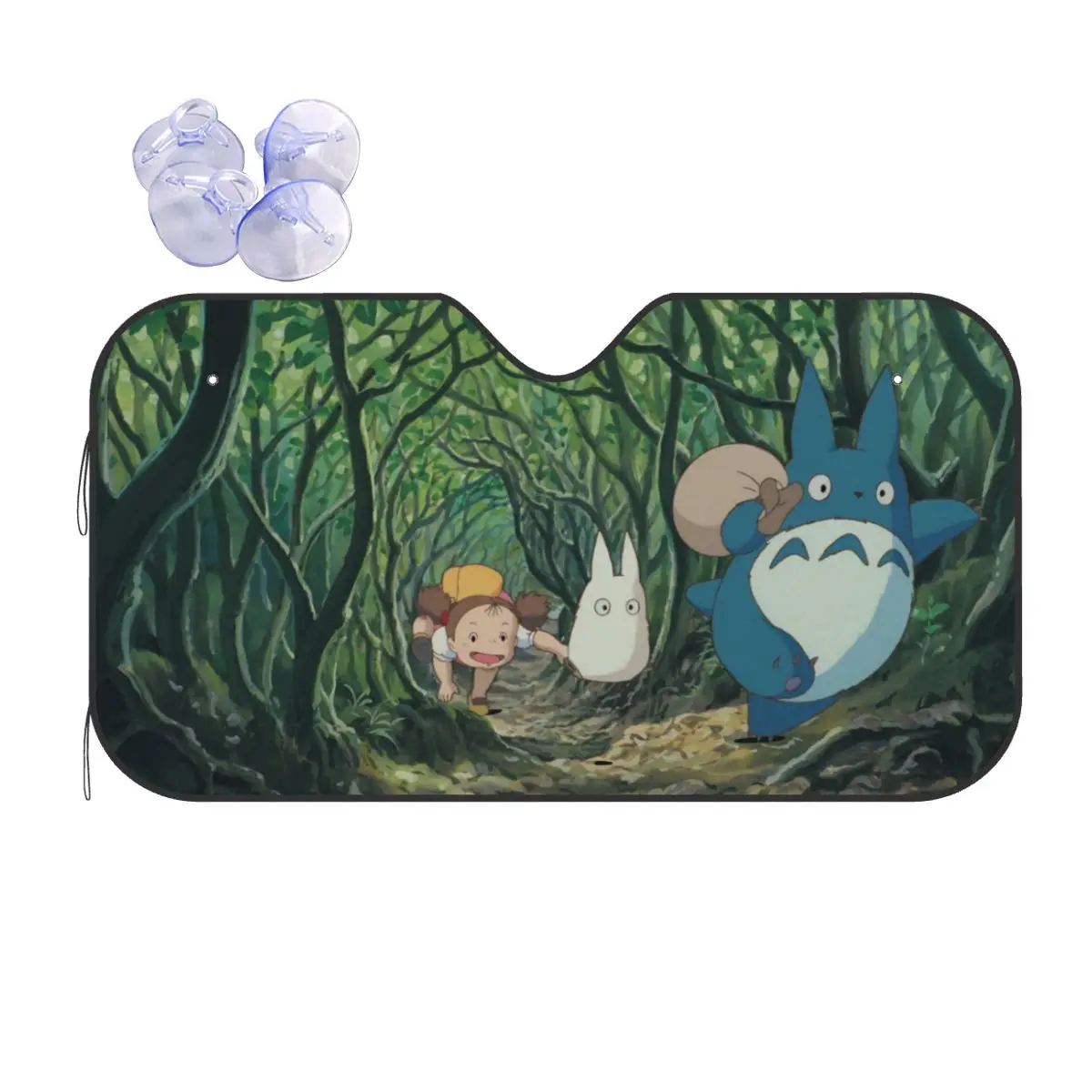 

Anime Totoro Windshield Sunshade Kusakabe Mei Car Front Windshield 70x130cm Sunshade Visor Blinds Sun Shade Windshield Sunshade