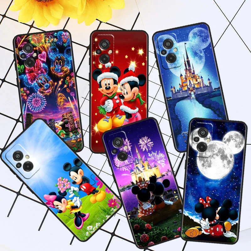 

Mickey Minnie cute Phone Case For Xiaomi Redmi K60E K60 K50G K50 K40S K40 K20 S2 6A 6 5A 5 Pro Ultra Black Soft Cover