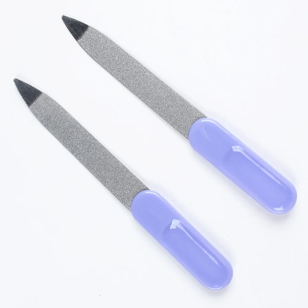 

1pcs Nail File Stainless Steel Functional Professional Nail File for Cuticle Lime